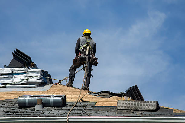 Professional Roofing technician working in Summitville, NY